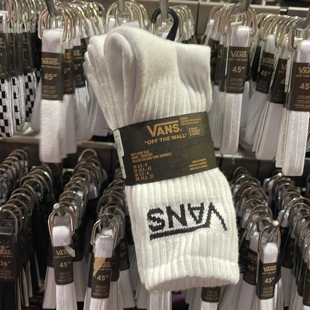 Vans Socks 3 pairs set CREW VANS. 